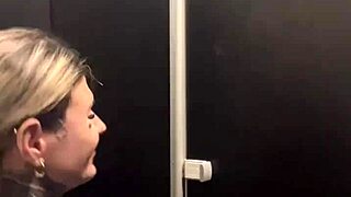 Got horny at gym and cum in bathroom?