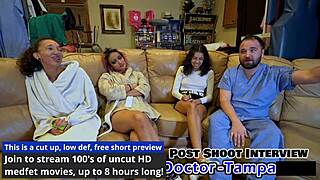 Dr Tampa - Aria Nicole's Yearly Physical Gets Hands-On in Hospital.