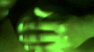 Licking on my nipples feel so good at night