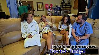 Dr Tampa - Aria Nicole's Yearly Physical Gets Hands-On in Hospital.