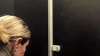 Got horny at gym and cum in bathroom?