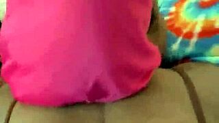 Pregnant ebony girlfriend enjoys a relaxing time with her friend.