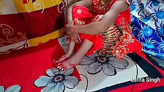 beautiful village bhabhi gets fucked on bed by her lover