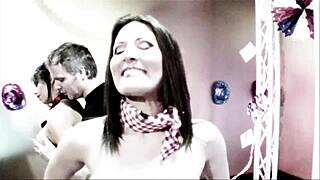 Brooke And Austin Challenge Two Guys In Intense Foursome Action