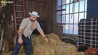 I watch farmer's daughter get fucked by cowboys in missionary, deepthroat muff diving, and creampied.