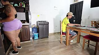 Neighbor's deal: lodging for tight fuck