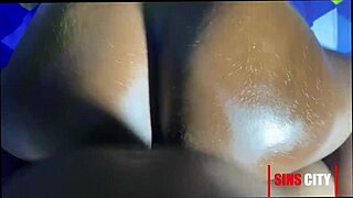 horny huge natural tits girl fucks boyfriend doggystyle!