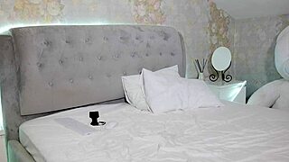 Student With Big Tits Undresses On Camera After Studying.