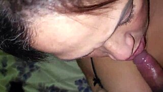 Mature mother-in-law's huge ass broken in lingerie by cheating lover