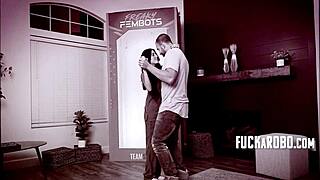 His fembot slave experiences intense emotions during rough fucking.