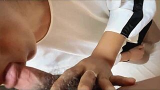 Hey, office milf, give me blowjobs in sexy stockings now!