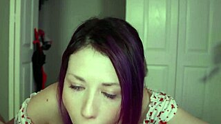 Petite Beauty Looks Cute with Huge Cock in Her Throat