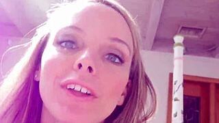 babe stepmom jane doux teases with a pov blowjob before riding hard.