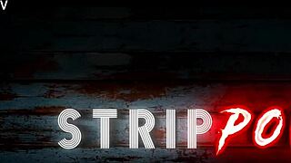 Hot Brunette Feels Thrilled Performing Striptease And Lapdance With Spanking And Ass Worship