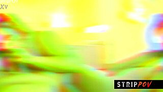 Busty Blonde Milf Striptease