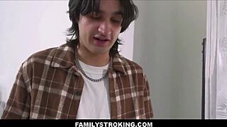 Serena hill orgasms with stepbrother's cock