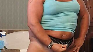 darcy cumming intensely at home, building up to climax