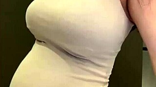 my stepmom shows her elastic ass and big milky tits