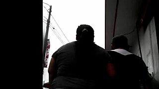 Peruvian woman does her shopping errands