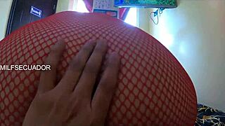 Sloppy blowjob for stepson from big ass mom!