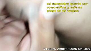 Latina Wife Endures Maledom Anal Doggy on Bed with Husband Watching Old Orgasm