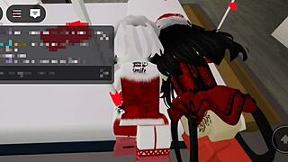 foda natalina com duas mães noel no brookhaven - roblox!!