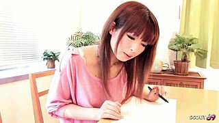 Petite Japanese Step-Sister Caught Masturbating and Begged to Suck Boy's Dick