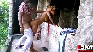 hey, how'd this hot girl get banged in an unfinished building?