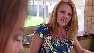 Naughty ebony latina with hairy pussy enjoys garden village threesome