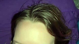 Milf gets facial after face fucking