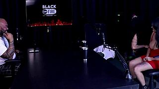 Safada Performs Sensual Dance After Sharing Art Career Story - Faroraf on Sheer Red