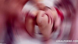 i watched okami fox's first dp, balls deep, gaping rough sex, cum on face