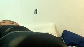 Excited stepmother teases with flashing but denies sex