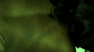 my gf get punished hard from behind in the garage