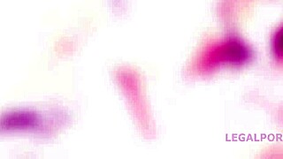 i watched okami fox's first dp, balls deep, gaping rough sex, cum on face