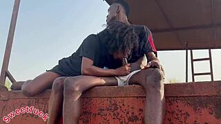 nigerian girl gives me a mind-blowing blowjob