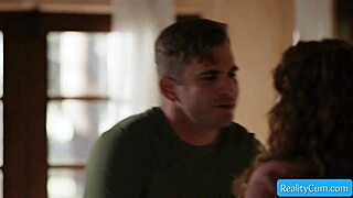 Sexy big tit step sister Lumi Ray seduces muscular brother Nathan Bronson for hard cock