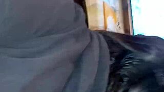 hey, she sucks my cock and i fuck her on the living room chair