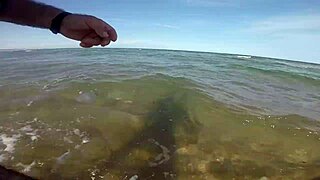 Tio, you’re totally naked on the beach, what’s going on here?