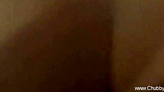 Chubby European couple shares intense blowjob and facial experience