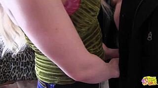 did you see that blonde handcuff and strap-on her friend?