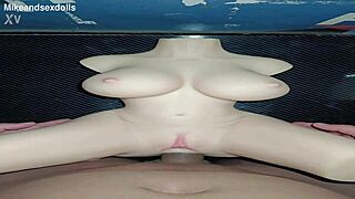 Trailer: Anal with Sally, her curvy body and ripped clothes dripping cum. Toys stretch her huge asshole.