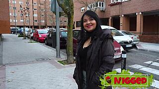 curvy colombian maría sandoval dreams of first big black dick in spanish casting