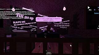 I have an intense session with my blonde BBC lover from Roblox