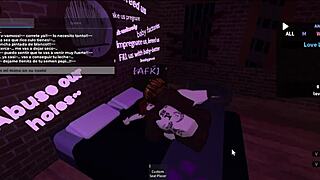 I have an intense session with my blonde BBC lover from Roblox