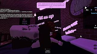 I have an intense session with my blonde BBC lover from Roblox