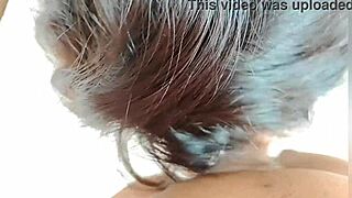 Auntie gets hot after watching sex video and enjoys desi fucking.