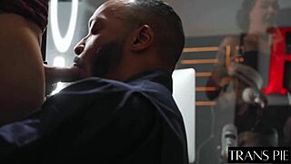 Pretty Shemale Daisy Taylor in Steamy Action Scene.