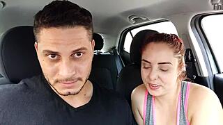 picking up redhead on street for ass fucking