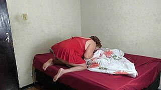 Hey, I gave it good to my stepson’s huge dick yesterday